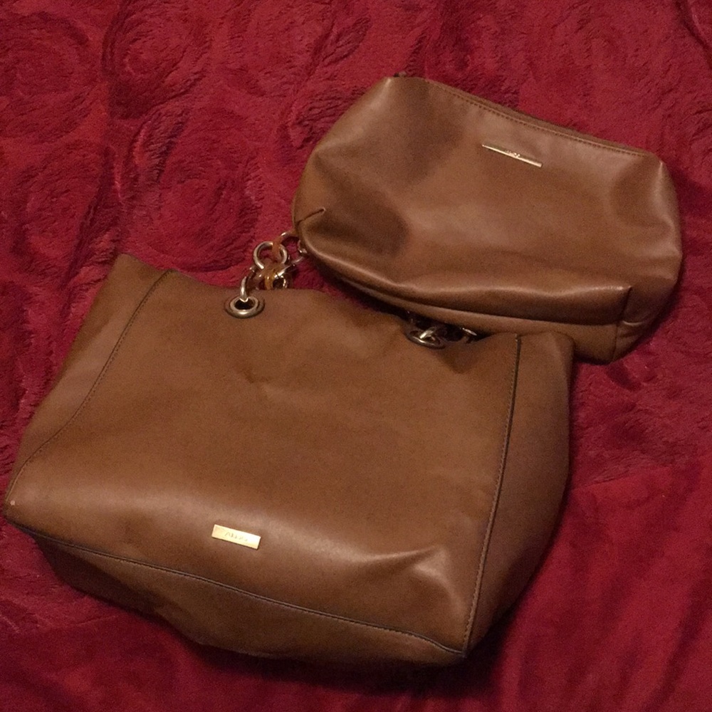 aldo tan purse